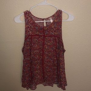 Floral tank top